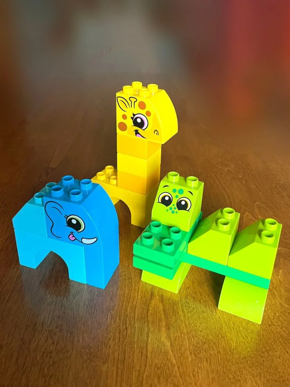 Lego Duplo bright animal faces set